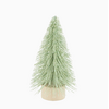 Silver Tree Home & Holiday Pale Green Glittered Bottle Brush Tree