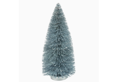  Silver Tree Home & Holiday Pale Blue Lightly Glittered Bottle Brush Tree 
