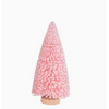 Silver Tree Home & Holiday Pink Snow Glittered Bottle Brush Tree