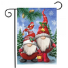 Winter Gnomes Garden Flag