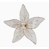 Silver Tree Home & Holiday 6" Poinsettia Clip