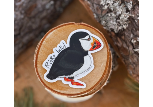  Scotty + Calvin Designs Rare Bird Puffin Sticker 