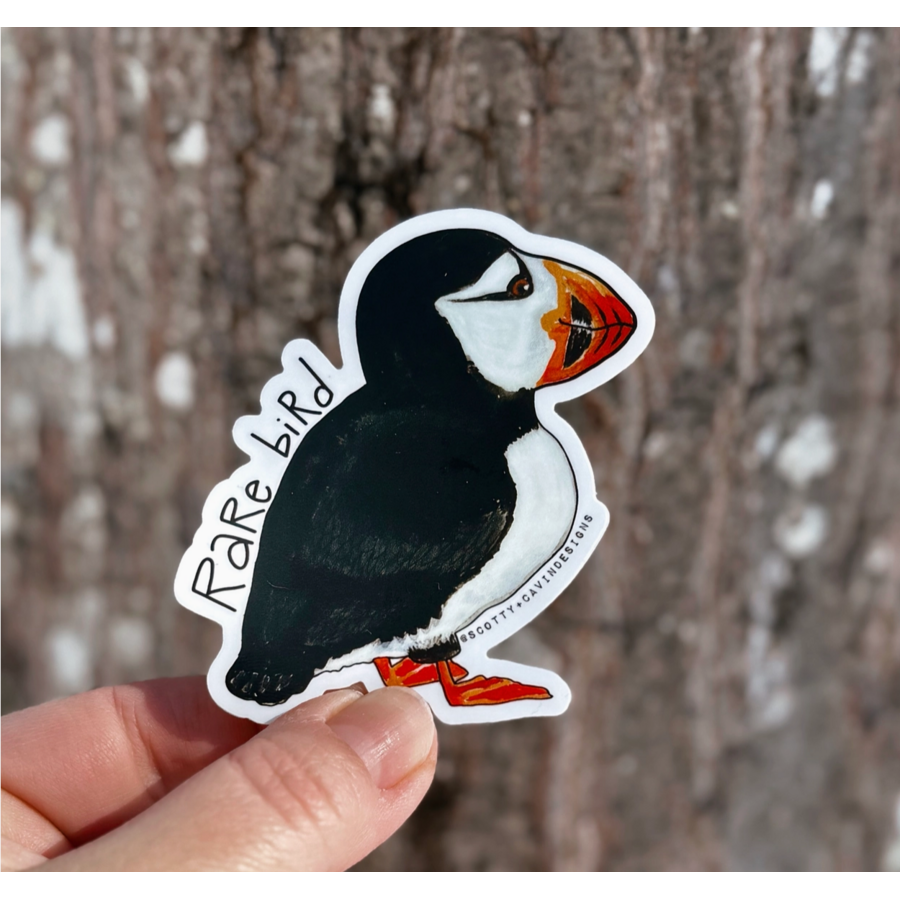 Rare Bird Puffin Sticker