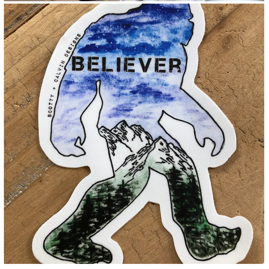 Believer Yeti Sticker