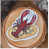 Scotty + Calvin Designs I'm on a Roll Maine Lobster Roll Sticker