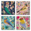Counter Art/Highland HomeThirstystone Floral Birds Stone Coasters 4 Pack