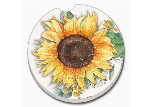  Counter Art/Highland HomeThirstystone Sunflower Fields Car Coaster 
