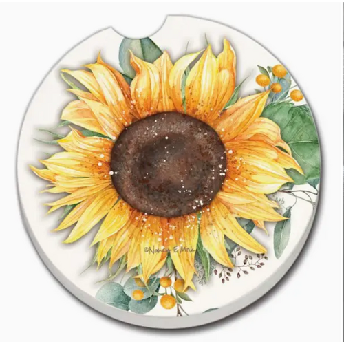  Counter Art/Highland HomeThirstystone Sunflower Fields Car Coaster 