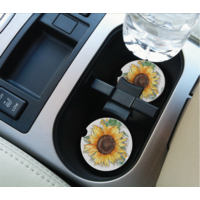 Sunflower Fields Car Coaster