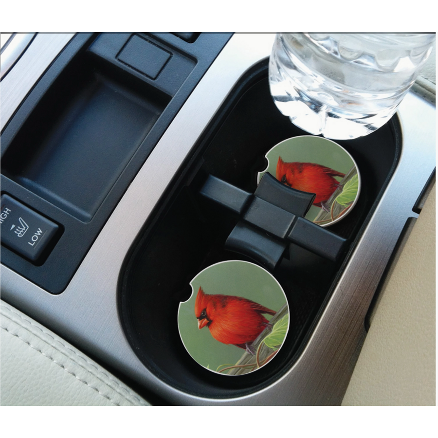 Railbirds Cardinal Car Coaster