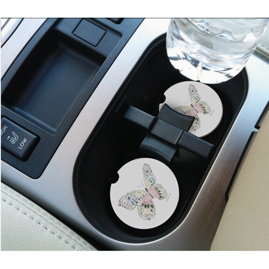 Nature Butterfly Car Coaster