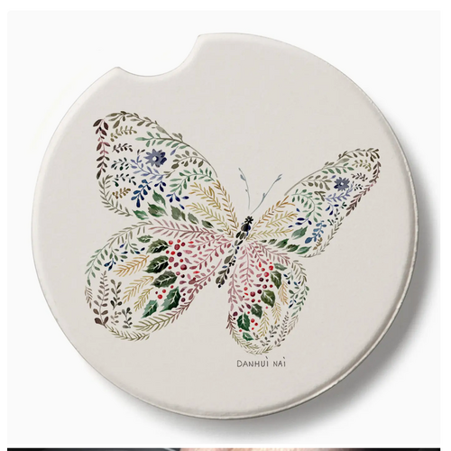  Counter Art/Highland HomeThirstystone Nature Butterfly Car Coaster 