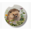 Counter Art/Highland HomeThirstystone Hedgehog in Ivy Car Coaster