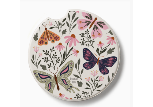  Counter Art/Highland HomeThirstystone Flutter Blooms Car Coaster 
