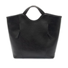 Joy Accessories Vegan Leather Double Zip Tote