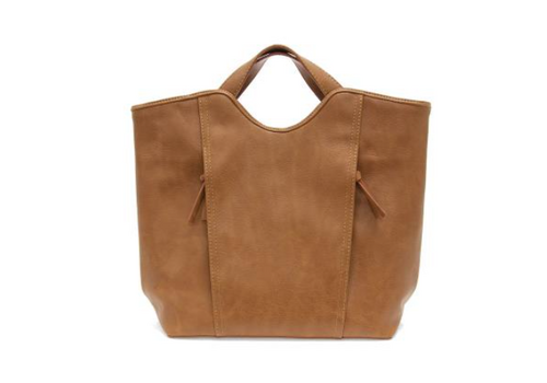  Joy Accessories Vegan Leather Double Zip Tote 