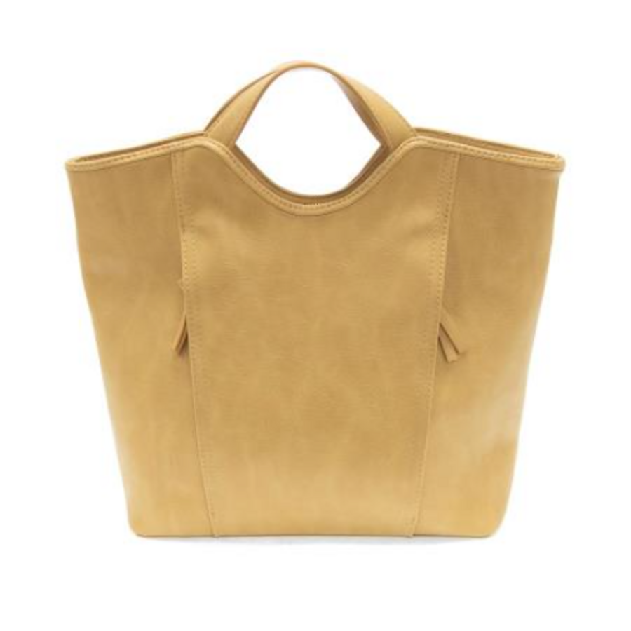 Vegan Leather Double Zip Tote