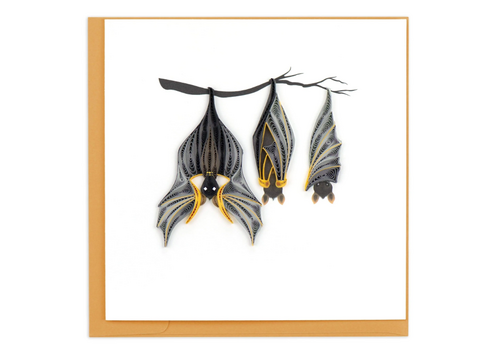  Quilling Cards Bats Halloween Quilled Card 