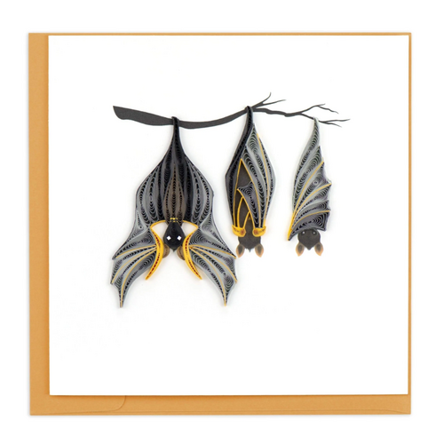  Quilling Cards Bats Halloween Quilled Card 