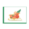 Quilling Cards Christmas Sleigh Gift Enclosure