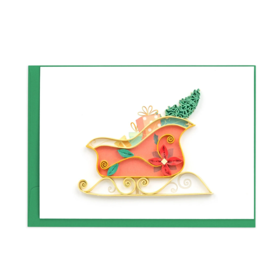 Christmas Sleigh Gift Enclosure