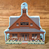 Cat's Meow Village Bell Farm Shops Handcrafted Wooden Keepsake