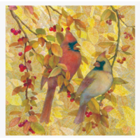 Paper Cocktail Napkin 20 Ct Autumn Flight