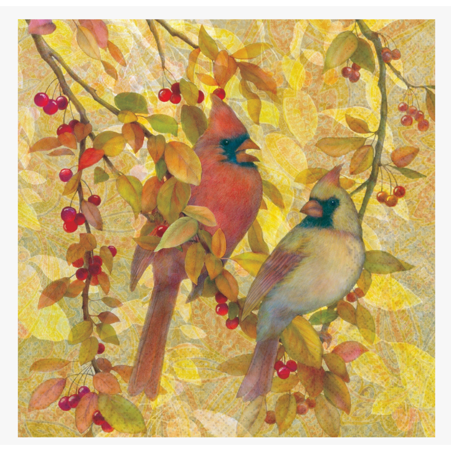 Paper Cocktail Napkin 20 Ct Autumn Flight