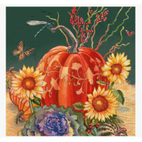 Paper Cocktail Napkins 20 Ct Pumpkins & Sunflowers Fall