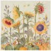 Boston International Paper Cocktail Napkins 20 Ct Sunflowers Fall