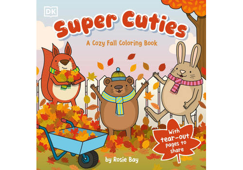  Super Cuties A Cozy Fall Coloring Book 