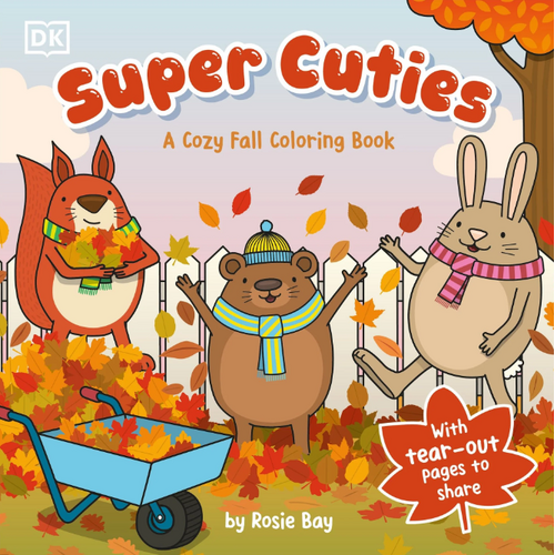  Super Cuties A Cozy Fall Coloring Book 