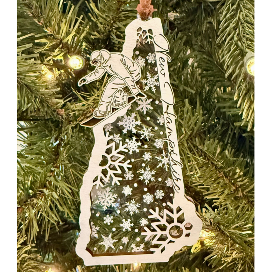NH Ornament Snowboarder