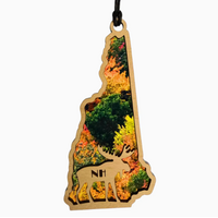 NH Suncatcher Fall Foliage Moose