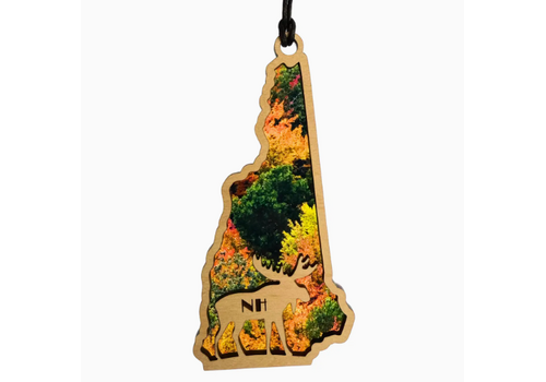  Maple and Holly NH Suncatcher Fall Foliage Moose 