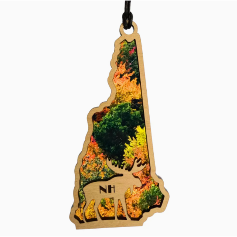 NH Suncatcher Fall Foliage Moose