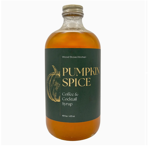  Wood Stove Kitchen Pumpkin Spice Coffee & Cocktail Syrup 16 oz. 