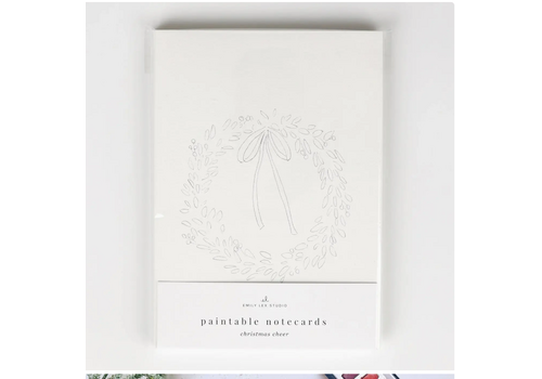  emily lex studio Christmas Cheer Paintable Notecards 
