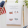 emily lex studio Americana Paintable Notecards