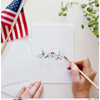 Americana Paintable Notecards