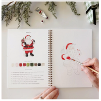 Classic Christmas Watercolor Workbook