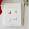 emily lex studio Festive Friends Paintable Notecards