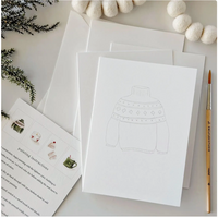 Warm + Cozy Paintable Notecards