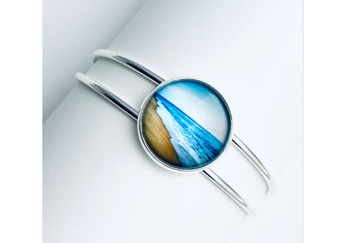  Nancy Reid Carr Water Collection Bracelet Serene Beach 