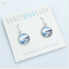 Nancy Reid Carr Ocean Drop Earrings Silver Tide
