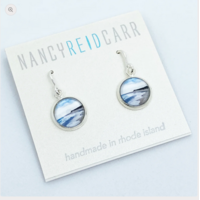Ocean Drop Earrings Silver Tide