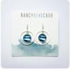 Nancy Reid Carr Coastal Orbit Drop Earrings Sterling Silver Tranquility