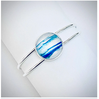 Watercolor Bangle Blue Breeze