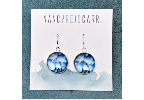  Nancy Reid Carr Drop Earrings Hydrangea 
