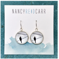 Dainty Drop Earrings Lone Bird